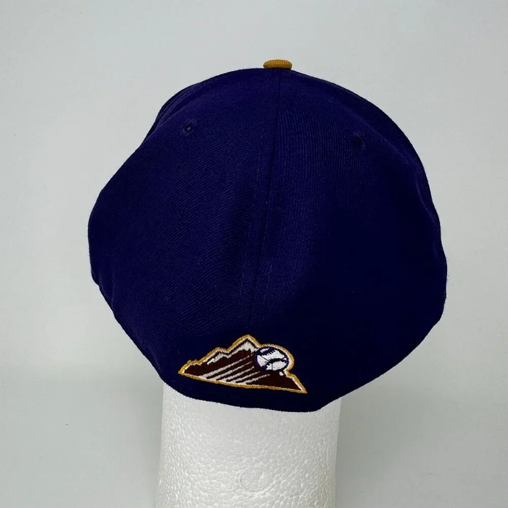 NWT Colorado Rockies 10 Yr Anniversary Fitted Hat 7 3/4‎ Cap MLB Baseball